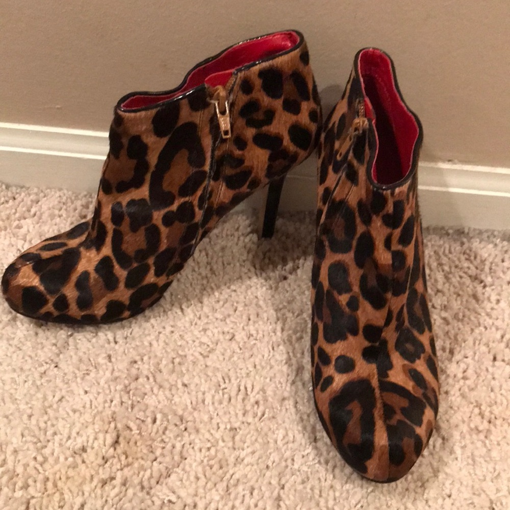 Cheetah Booties by Nine West